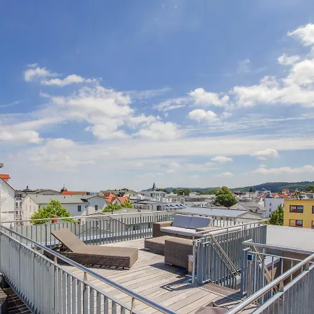 Strandvillen - Mit 2 Schlafzimmern, Terrasse Und Balkon Dr-434 * Binz
