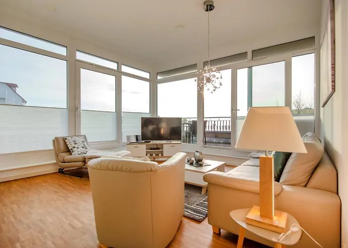 Strandvillen - Mit 2 Schlafzimmern, Terrasse Und Balkon Dr-434 *